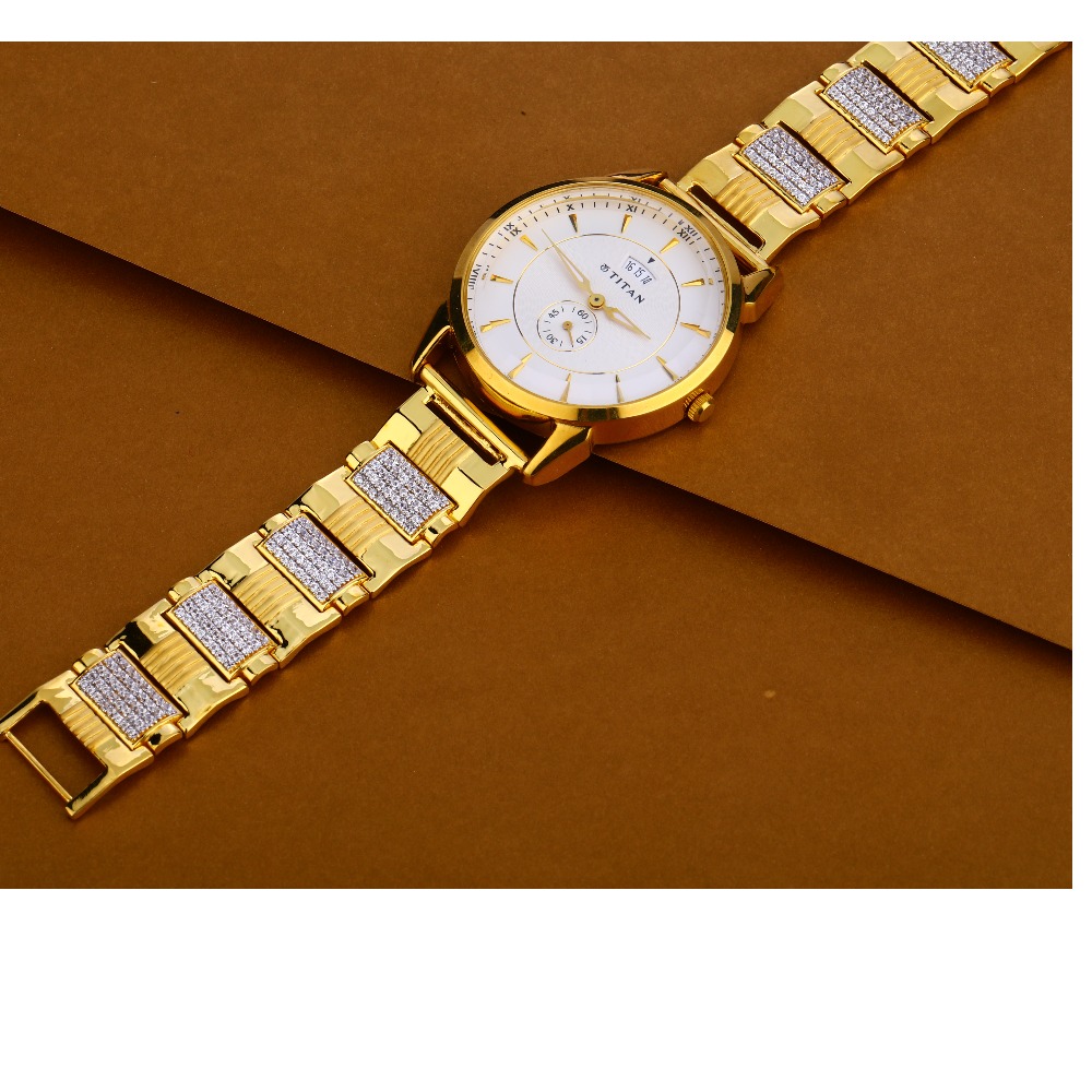 916 Gold Hallmark Designer Gentlemen's Watch MW44
