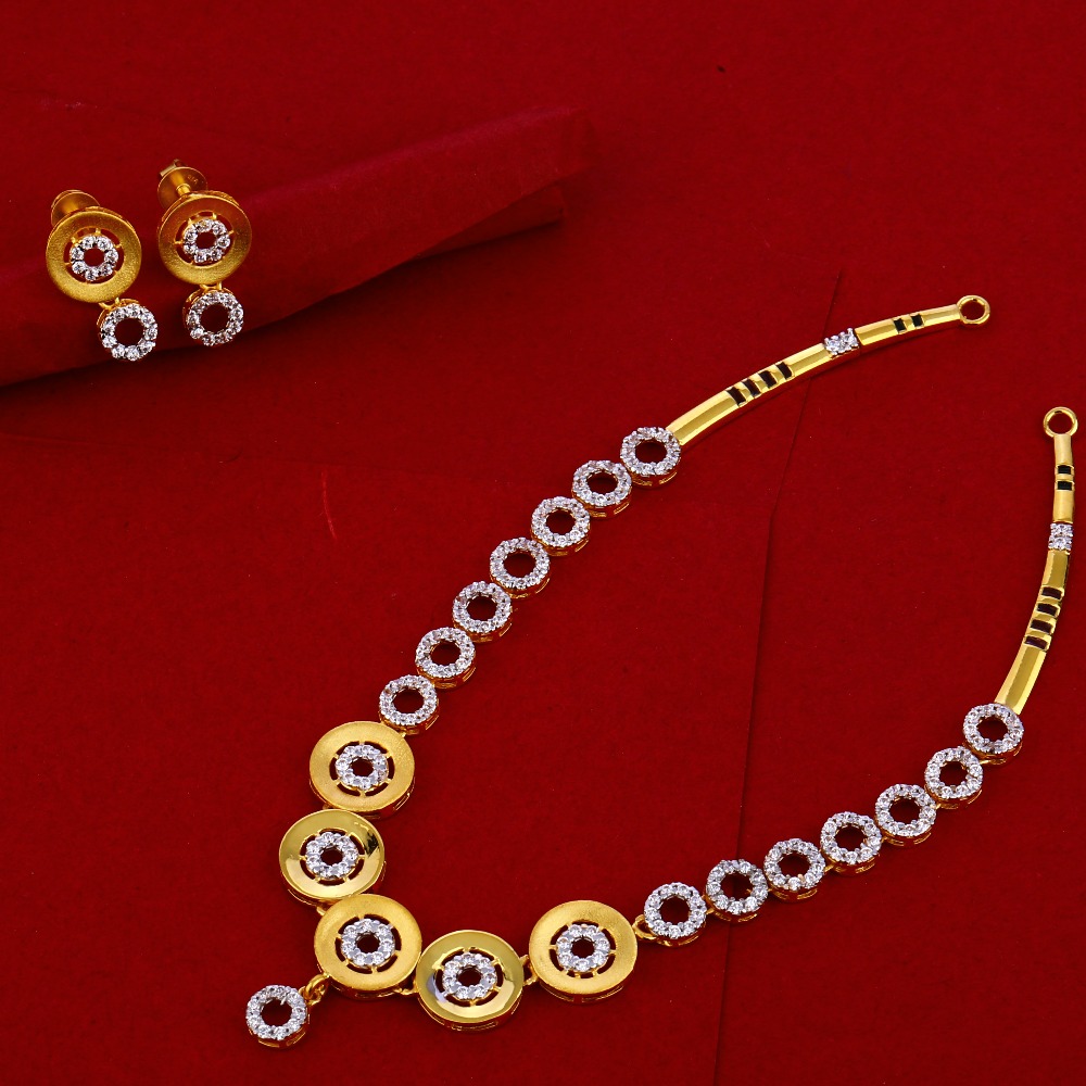 22CT Gold Ladies Necklace Set LN235