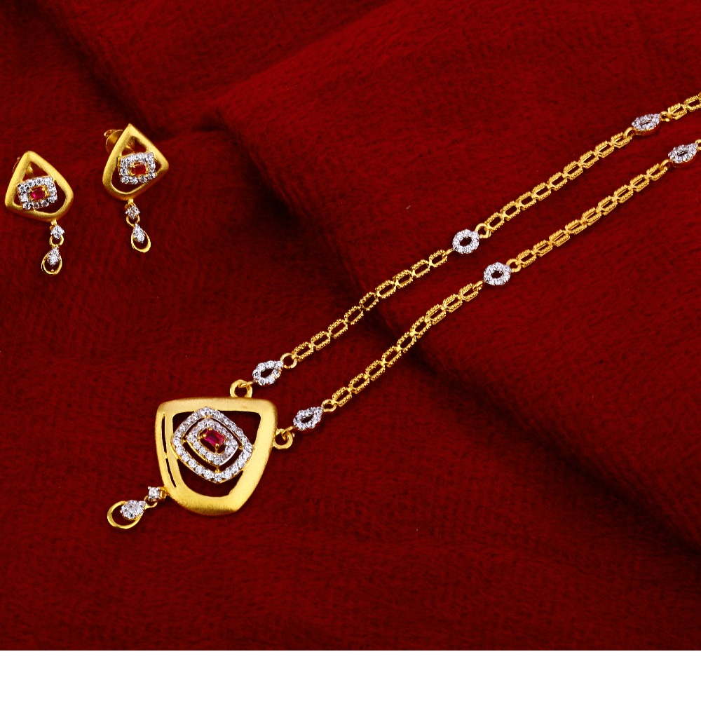 22KT Gold Ladies designer Chain Necklace CN243
