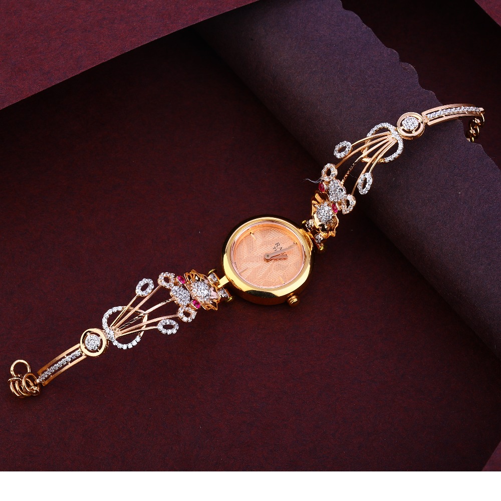 750 Rose Gold Hallmark Delicate Women's Watch RLW323