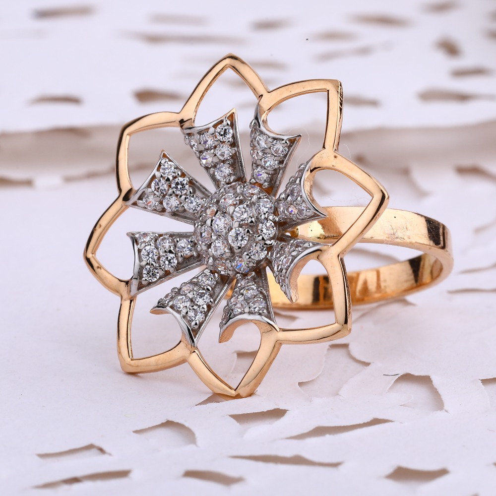 18KT  Rose Gold Hallmark exclusive Women's Ring RLR670
