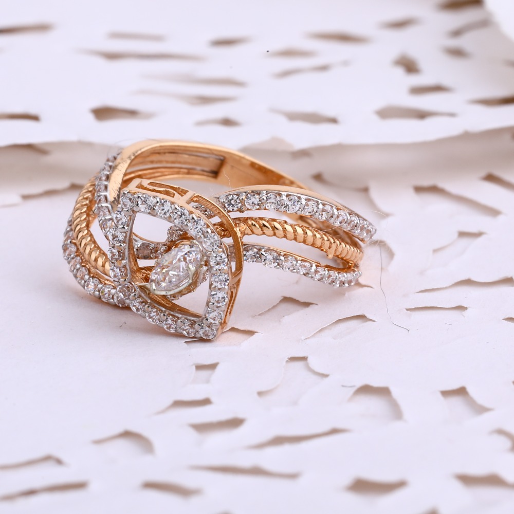18KT  Rose Gold Hallmark Classic Women's Ring RLR667