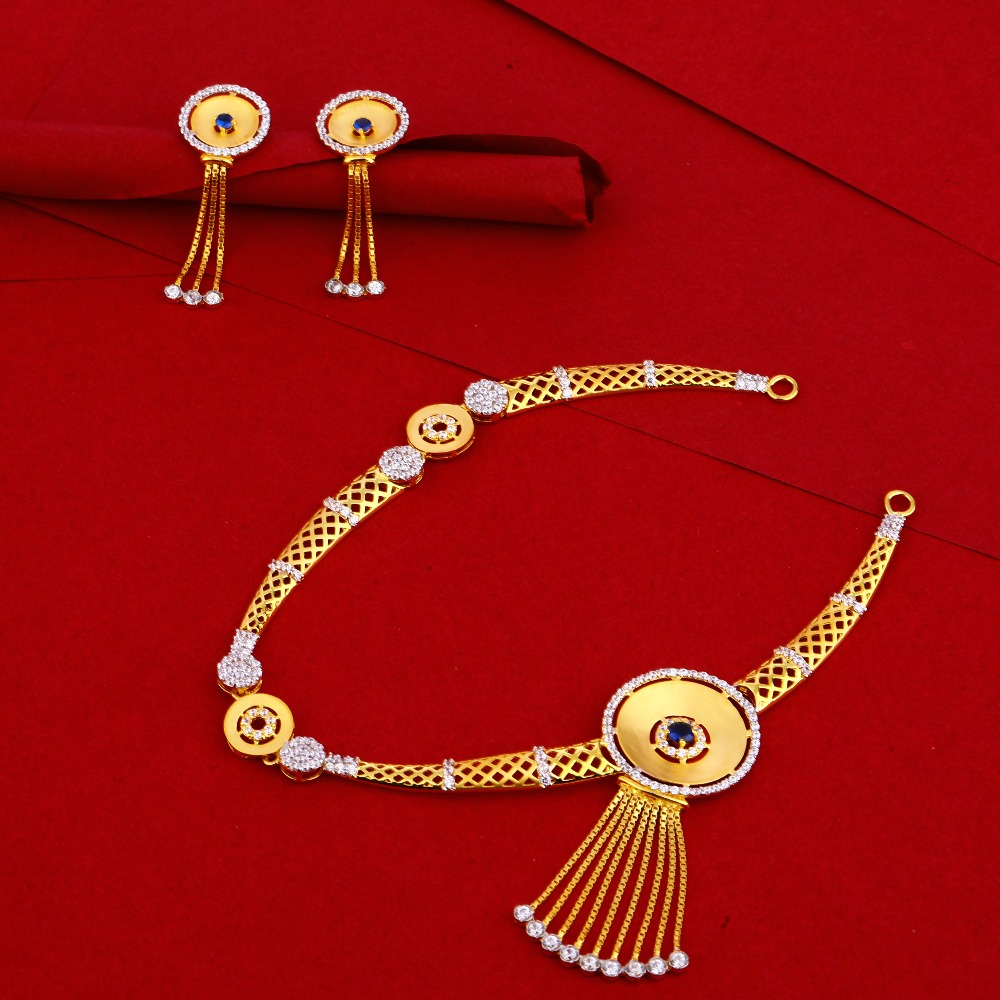 916 Gold Women's Gorgeous Necklace Set LN102