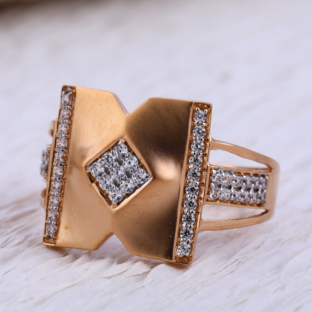 750 Rose Gold gorgeous Men's Ring RMR65