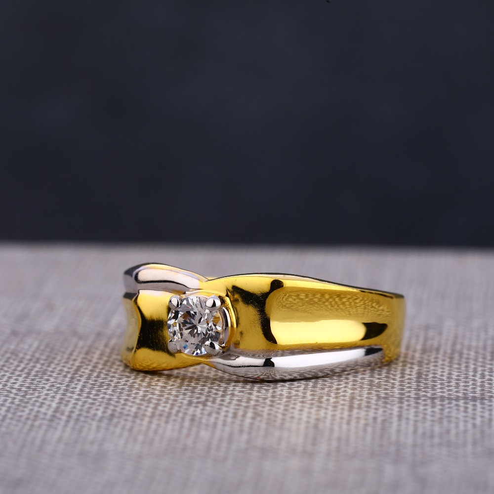 22CT  Gold Men's exclusive Single Stone Ring MSR125