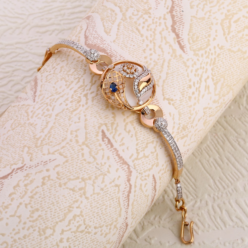 18ct Rose Gold exclusive Hallmark Bracelet RLKB159
