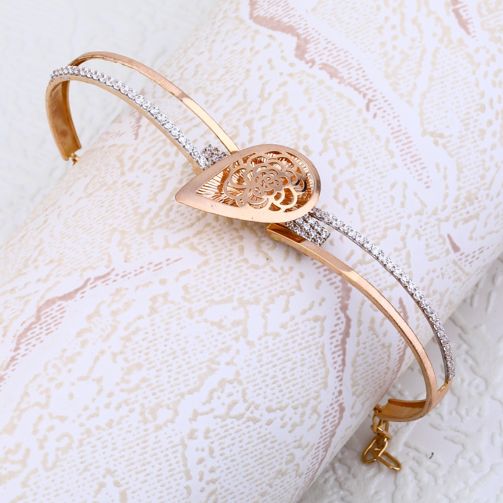 18KT Rose Gold Women's Hallmark Kada RLKB84