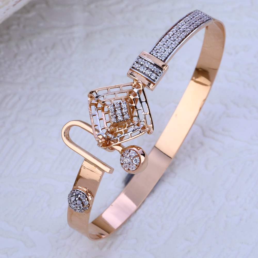 750 Rose Gold  Designer Hallmark Ladies Bracelet RLKB201