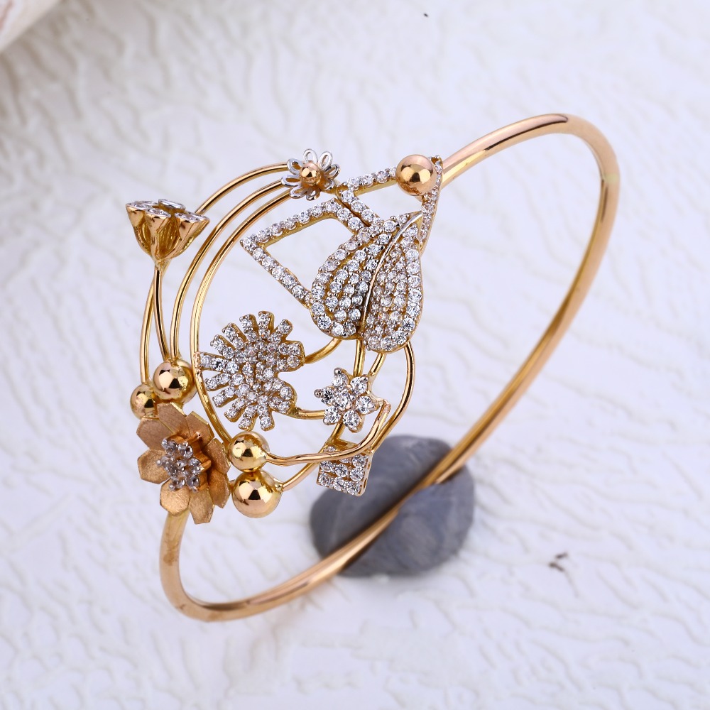 18CT Rose Gold Hallmark Gorgeous CZ Ladies Bracelet RLKB202
