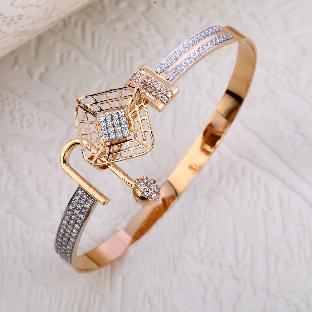 750 Rose Gold Hallmark stylish Women's Bracelet RLKB216