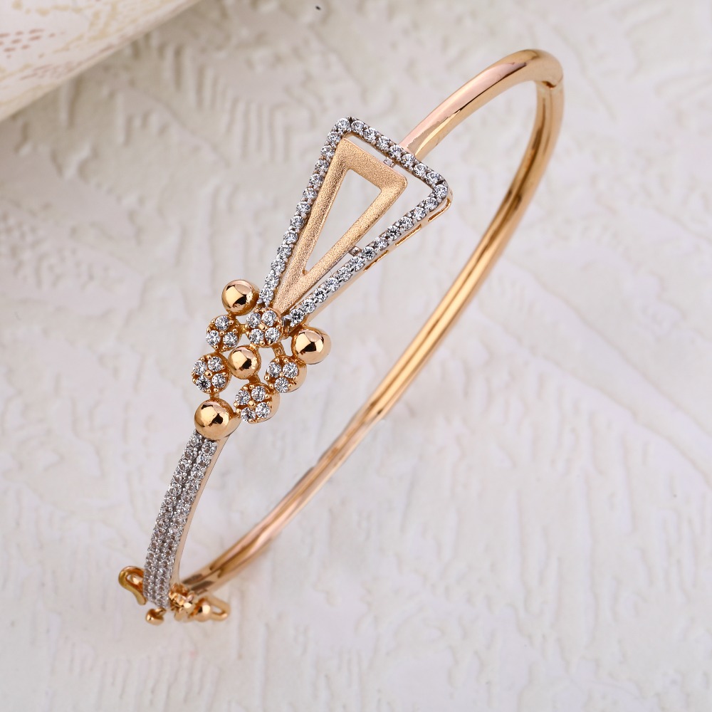 750 Rose Gold Hallmark Classic Women's Bracelet RLKB210