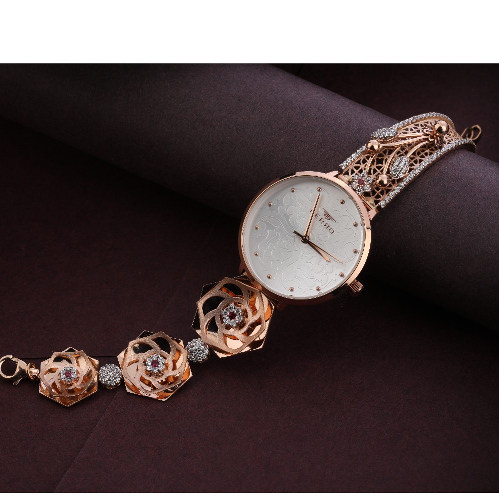 750 Rose Gold Women's  exclusive Hallmark Watch RLW288