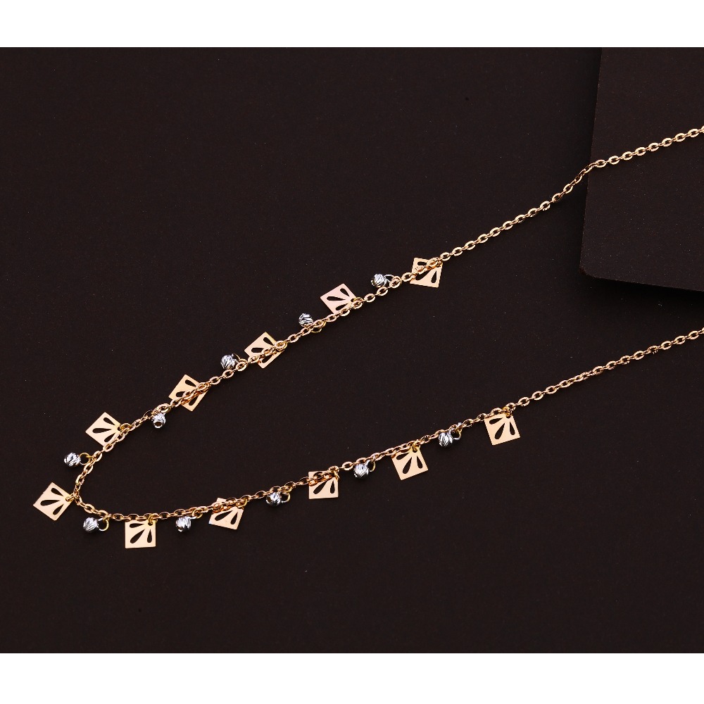 18KT Rose Gold Exclusive Ladies Tanmaniya Necklace  RTM174