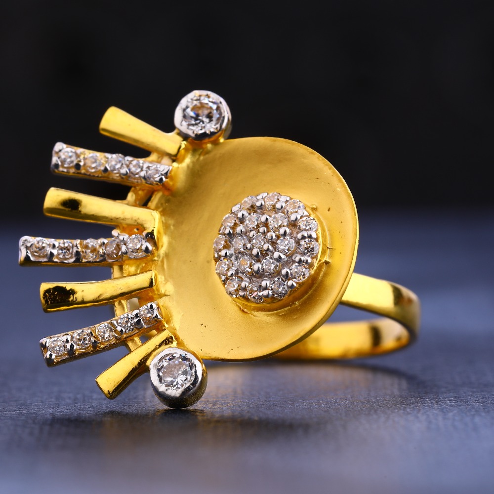 22KT Gold  Exclusive Hallmark Women's Ring  LR664