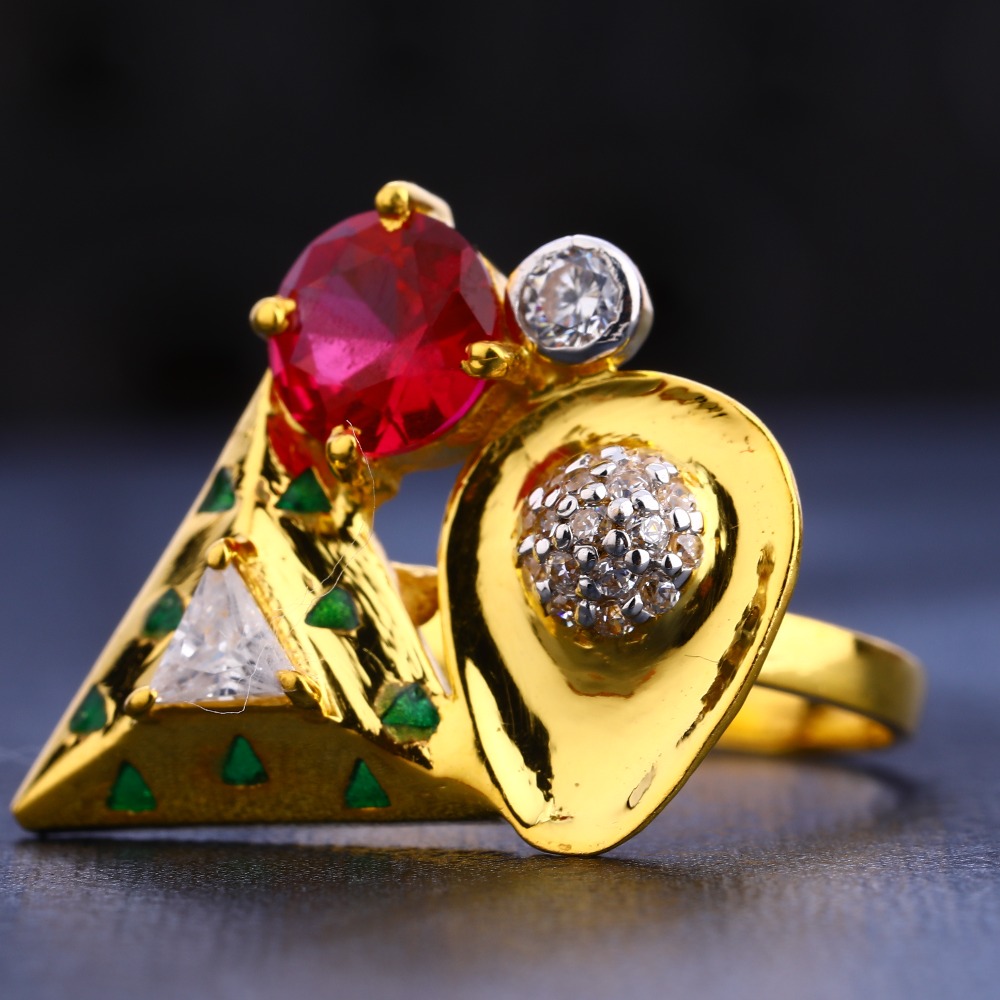 916 Gold Hallmark Exclusive Women's Ring LR648