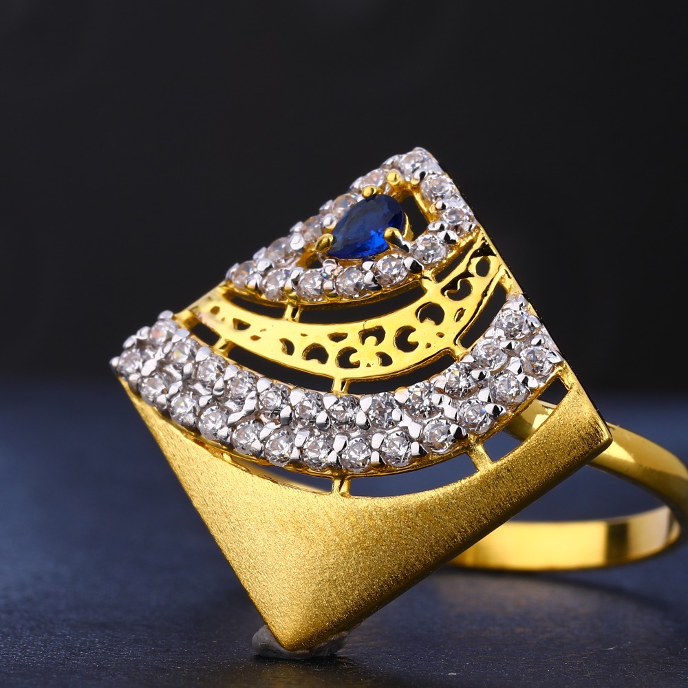 22ct gold hallmark ladies  ring lr753