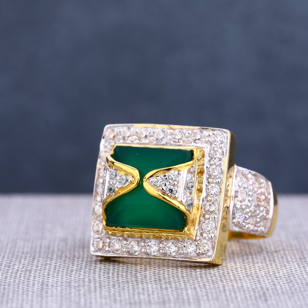 22KT Single Gold Exclusive  Men's Stone Ring MSR85