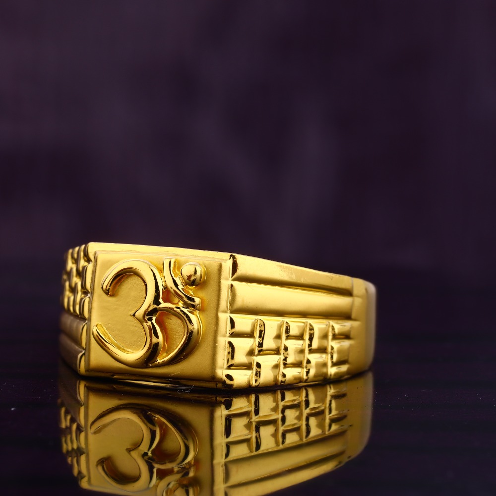 22KT Gold Gorgeous Gentlemen's Plain Ring MGR190
