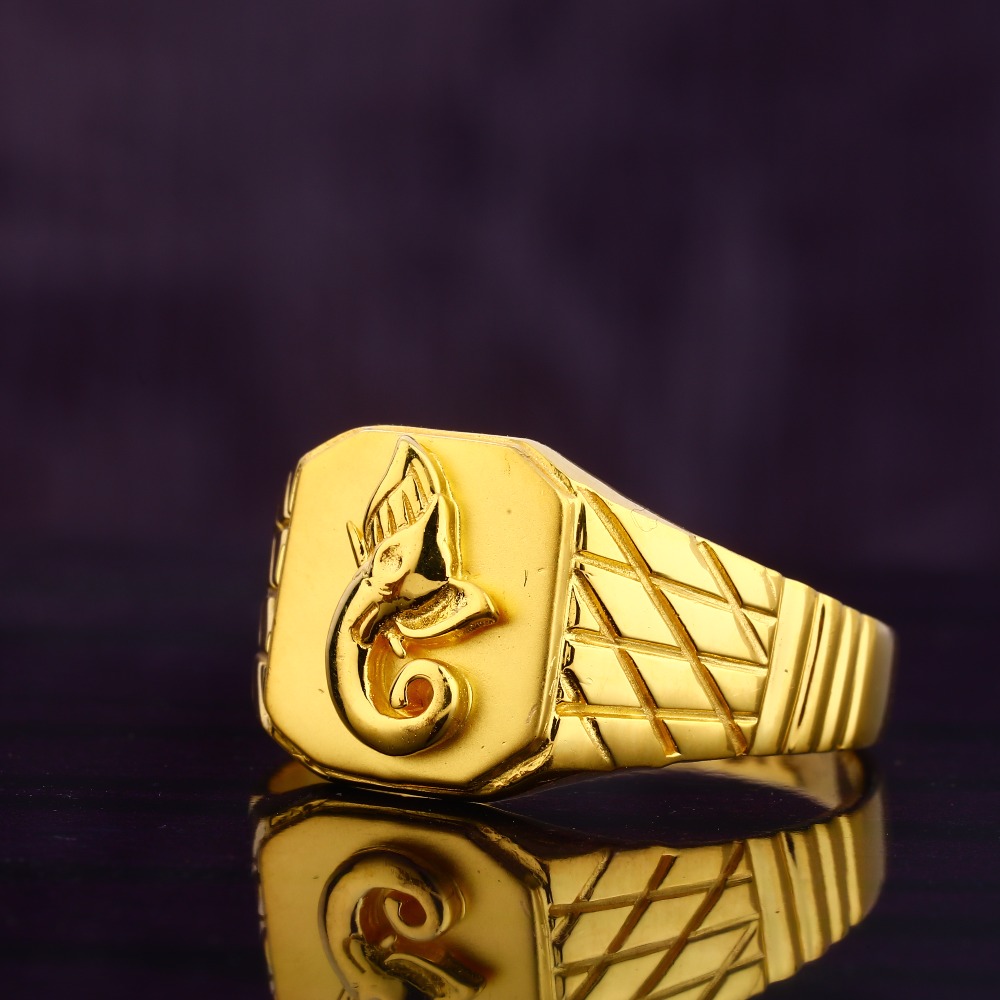 916 Gold Hallmark Classic Men's Ring MGR177
