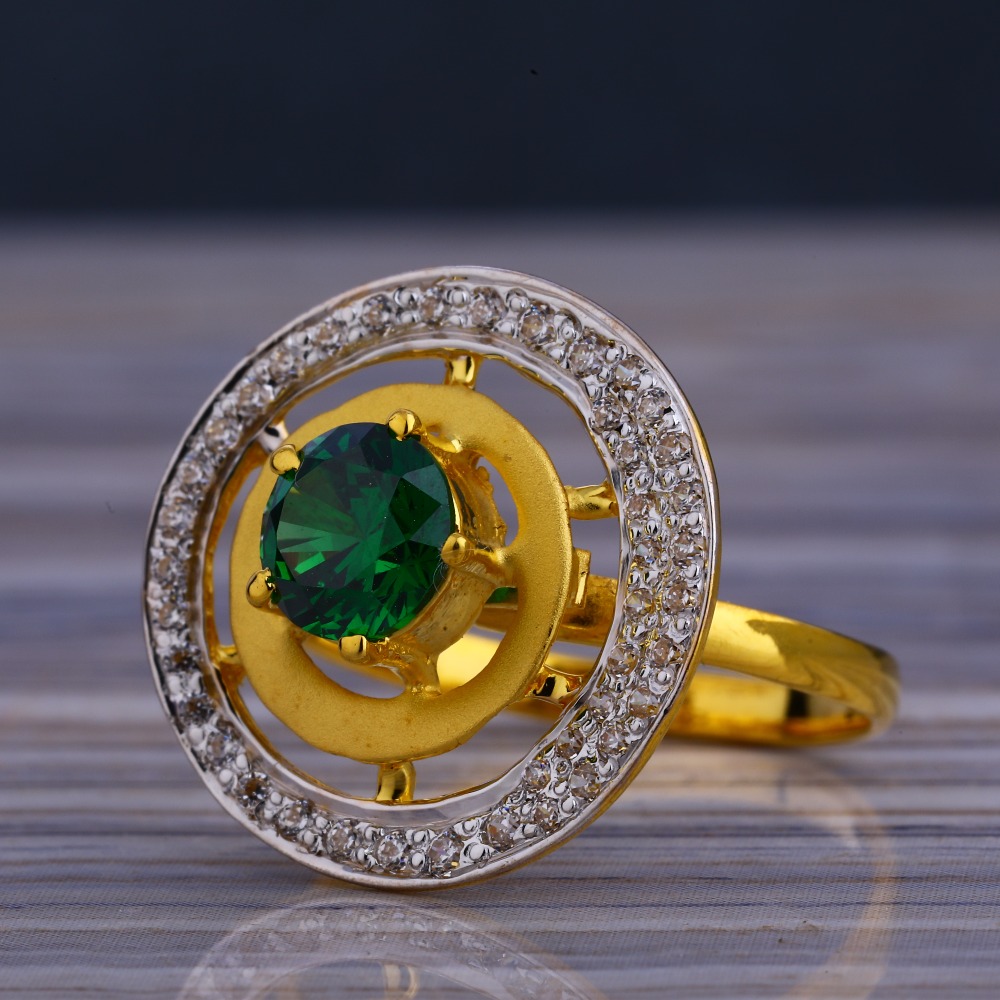 916 Color Stone Delicate Ladies Long Ring LLR216