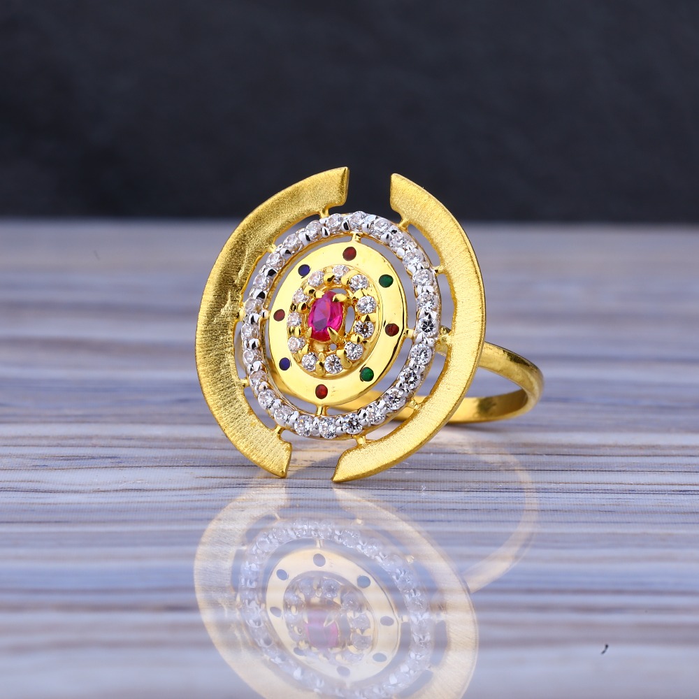 22CT Gold Exclusive Ladies Long Ring LLR179
