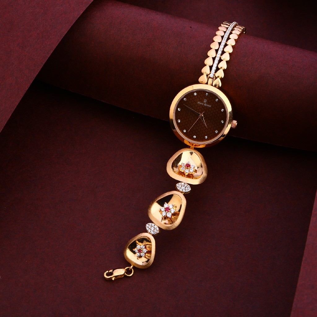 18CT Rose Gold Stylish Hallmark Ladies Watch RLW225