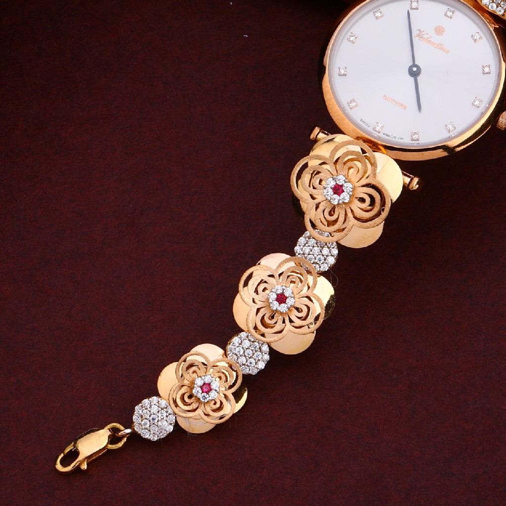 18ct rose gold diamond classic women's watch rlw235