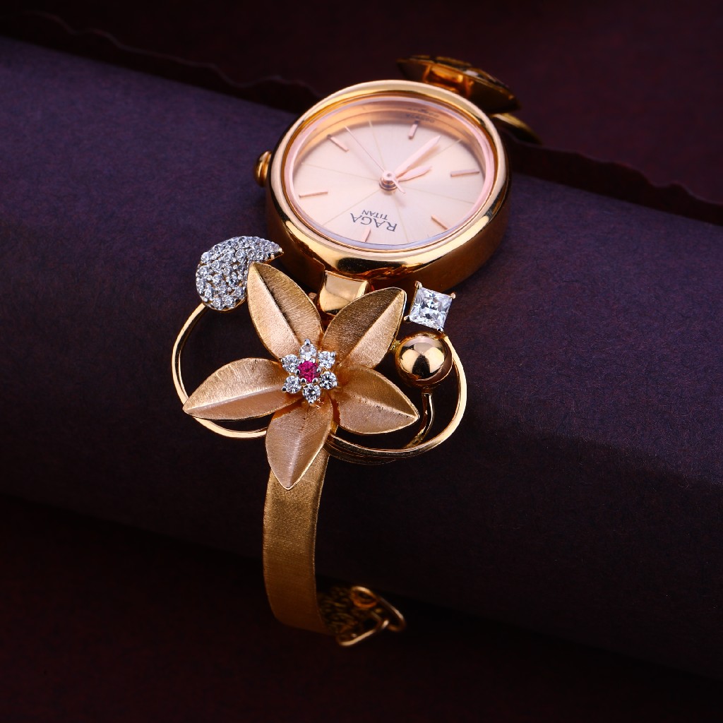 18KT Rose Gold Delicate Ladies Diamond Watch RLW261