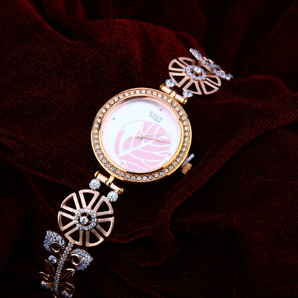 18KT Cz Women's Classic Rose Gold  Watch RLW186