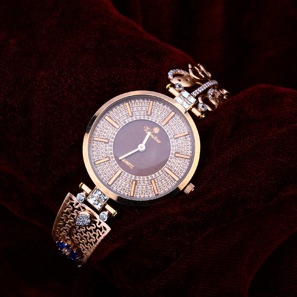 18KT Rose Gold Classic Hallmark Ladies Watch RLW193