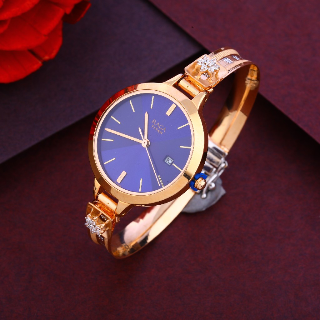 750 Rose Gold Hallmark Designer Ladies Watch RLW266