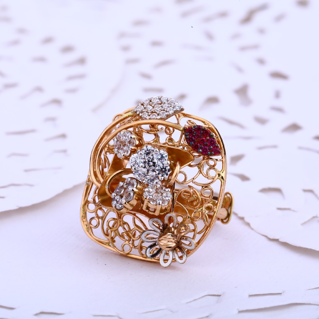 760 Rose Gold Classic Hallmark Ladies Ring RLR515