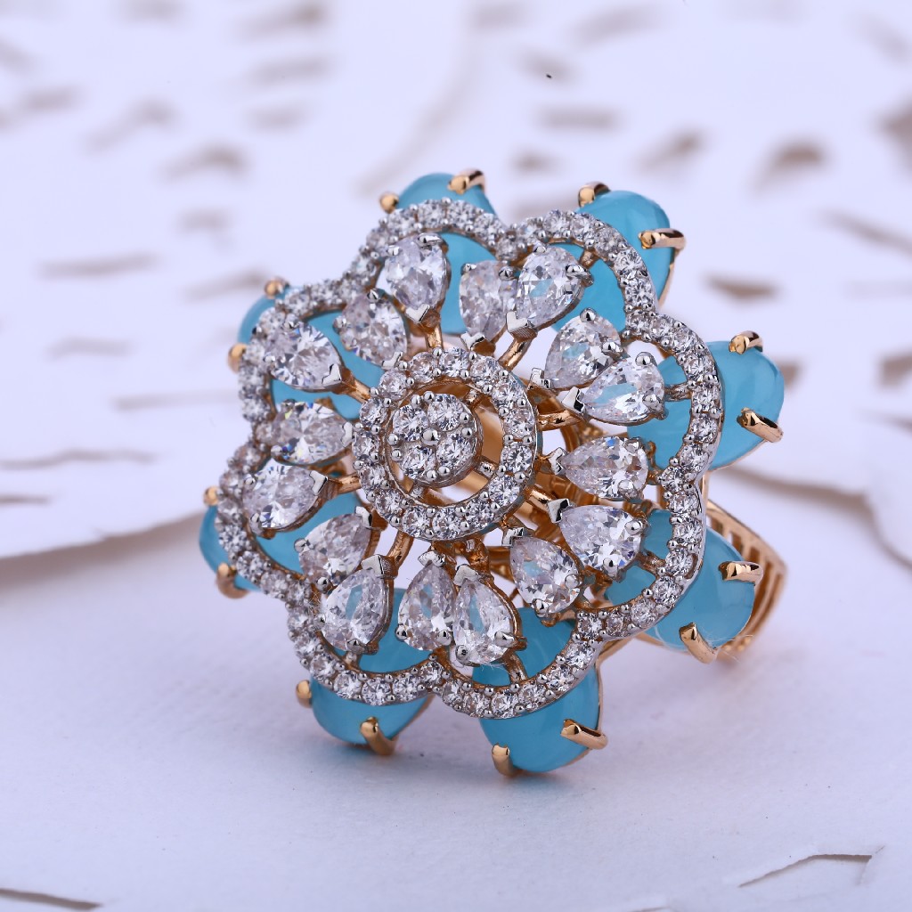 760 Rose Gold Stylish Ladies Ring RLR513