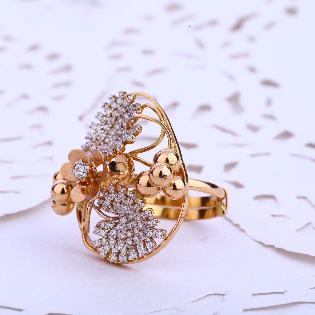 760 Rose Gold Exclusive Ladies Ring RLR518