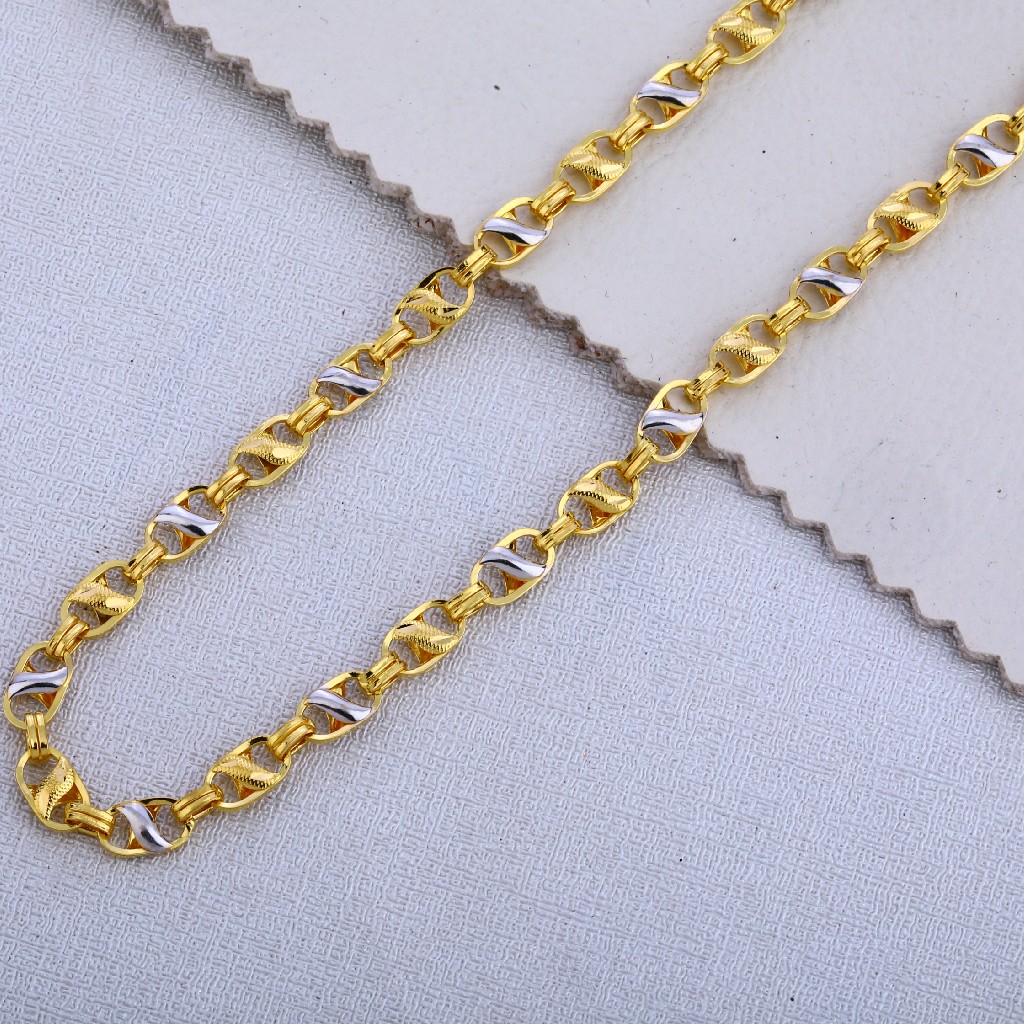916 Gold Men's Gorgeous  Plain Chain MCH513