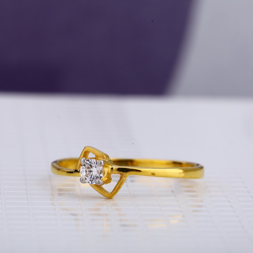 916 Ladies Single Stone Ring LSR65