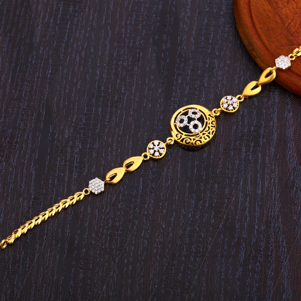 22CT Gold Fancy Ladies Bracelet LB299