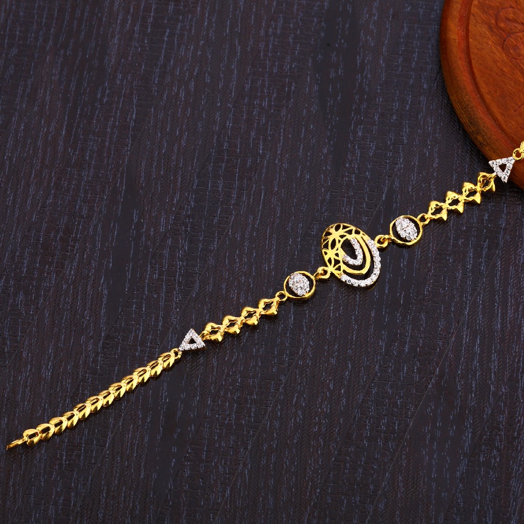 22CT Gold Designer Ladies Bracelet LB305