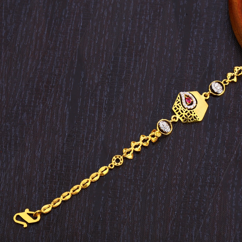 22KT Gold Stylish Women's Bracelet LB311