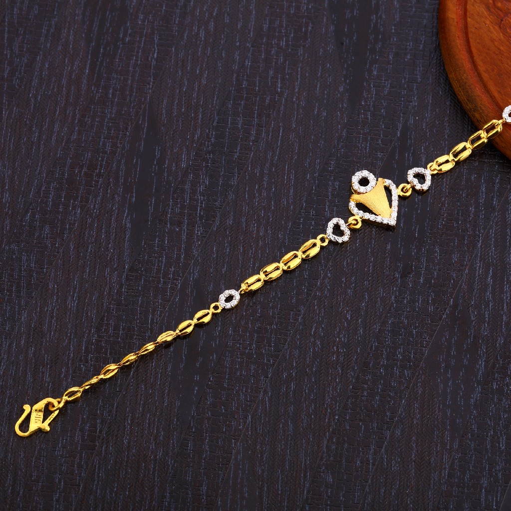 22kt gold delicate women's bracelet lb313