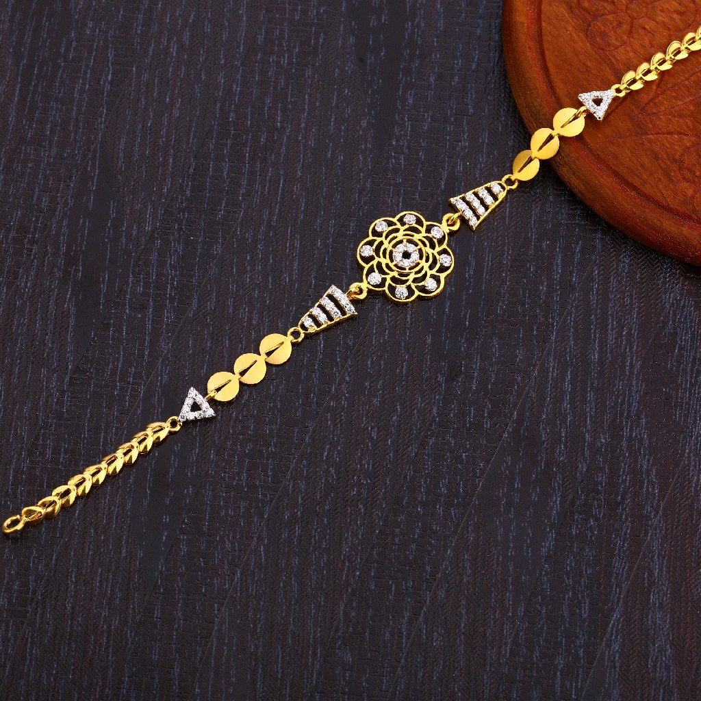 22KT Gold Classic Women's Bracelet LB314