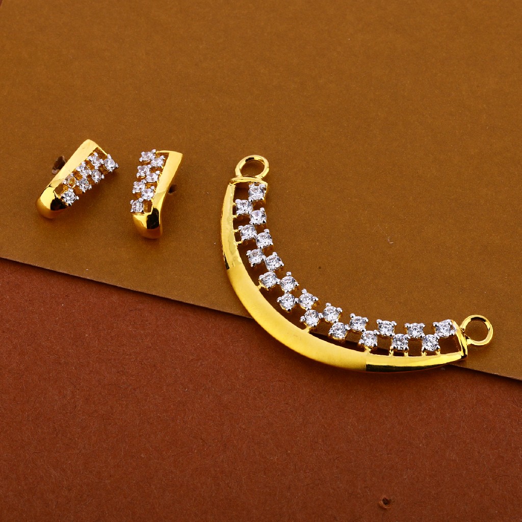 22kt Cz Gorgeous  Hallmark Pendant Set MP280