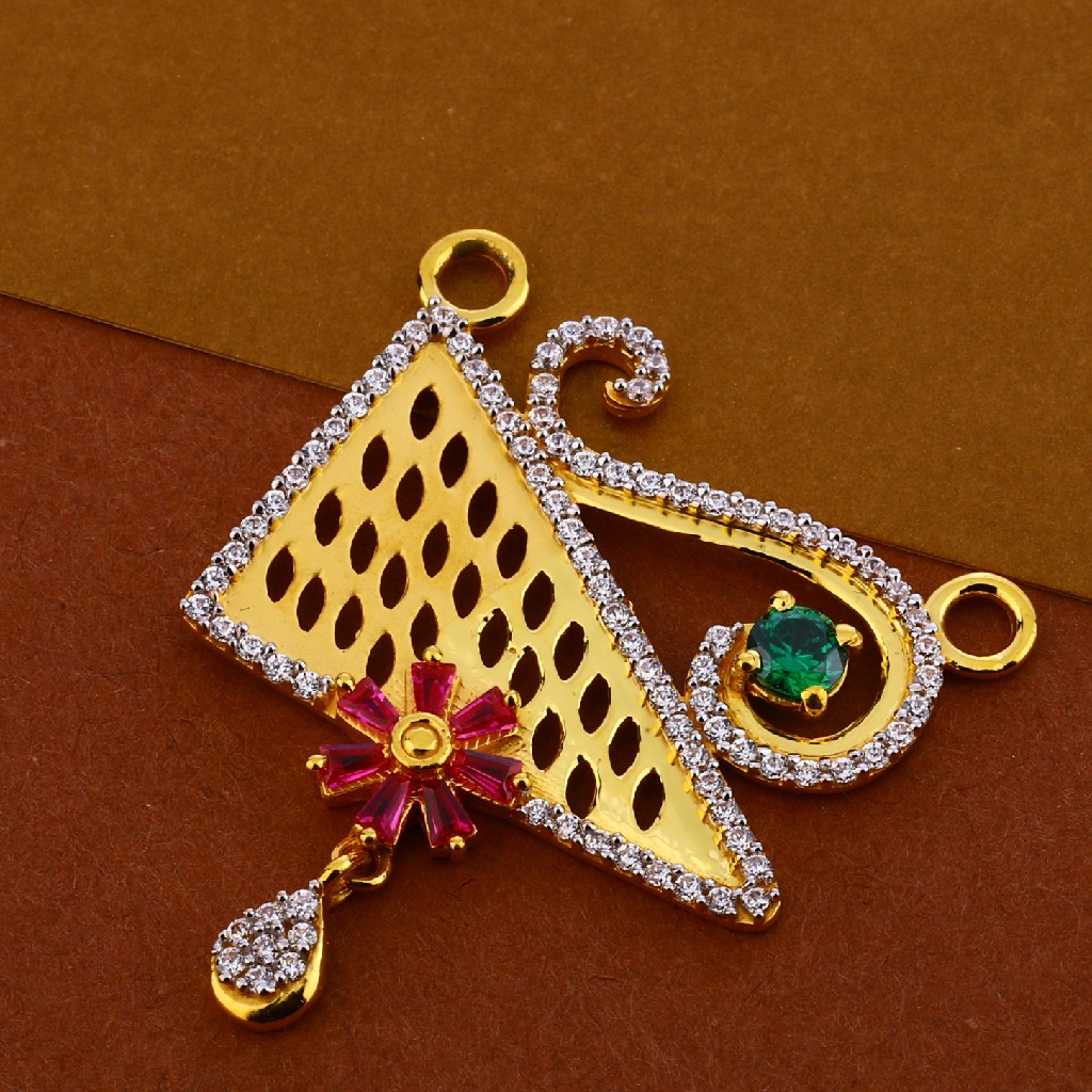 22kt Gold Delicate Women's Pendant MP292