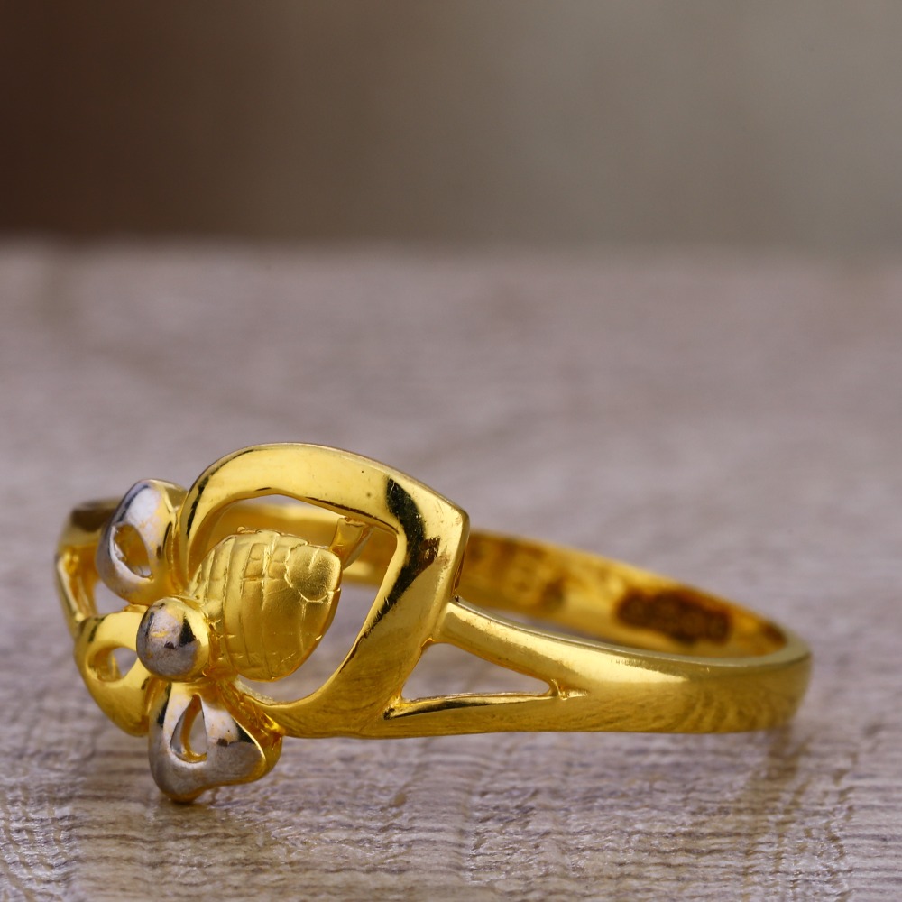 750 Gold Women's  Plain Ladies LPR486
