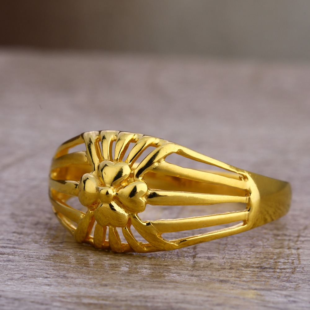 22CT Gold Ladies Exclusive  Plain Ring LPR438