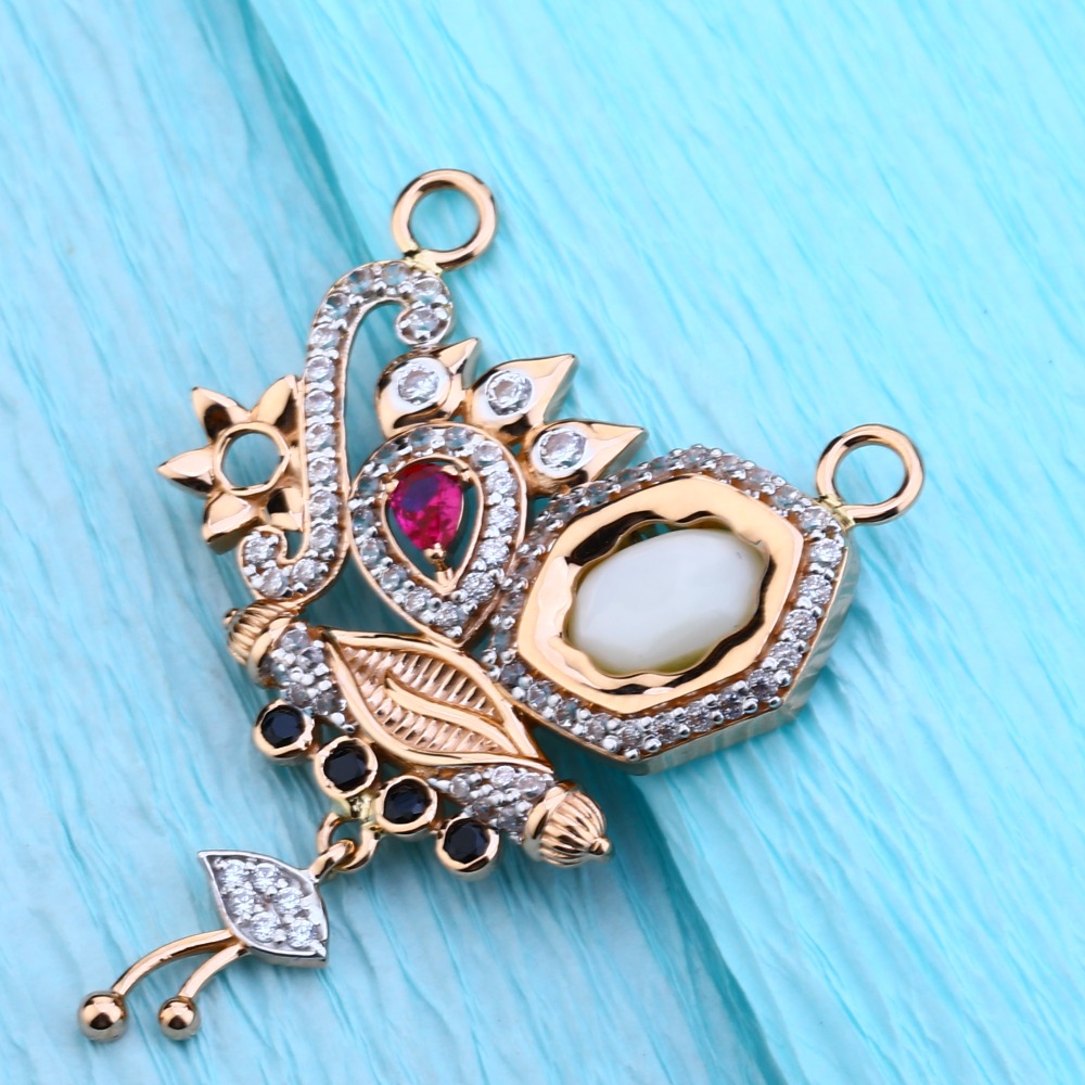 18KT Rose Gold Designer Pendant RMPN72