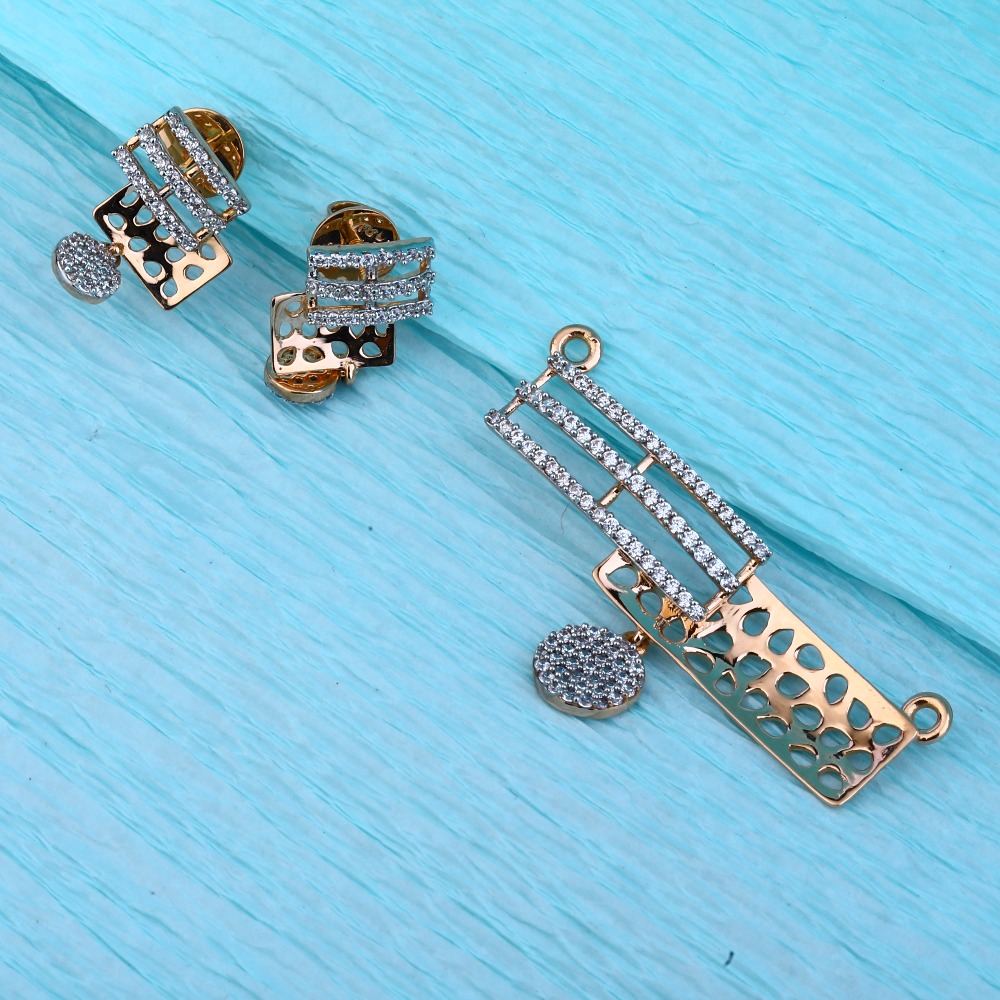 750 Rose Gold Women's Delicate Pendant Set RMPN22