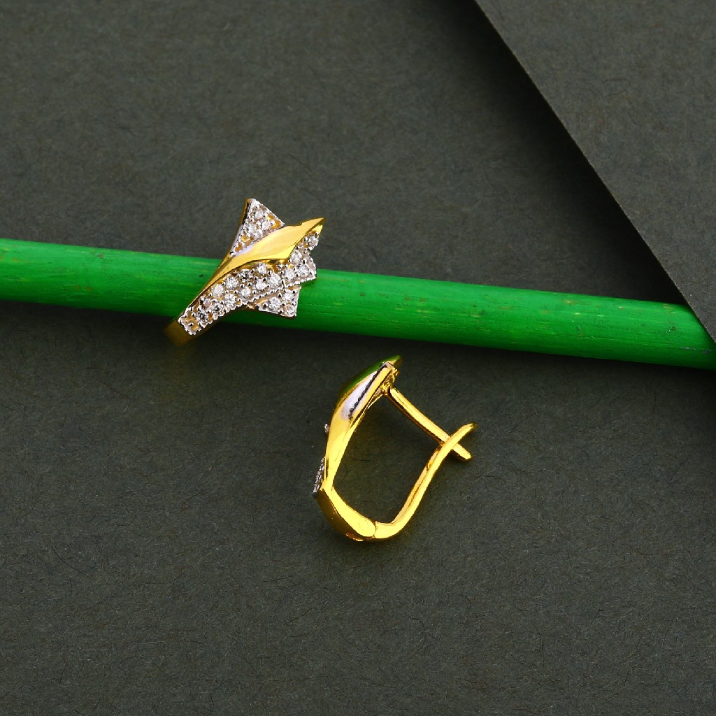 18CT Gold Hallmark Gorgeous CZ Bali LFB91