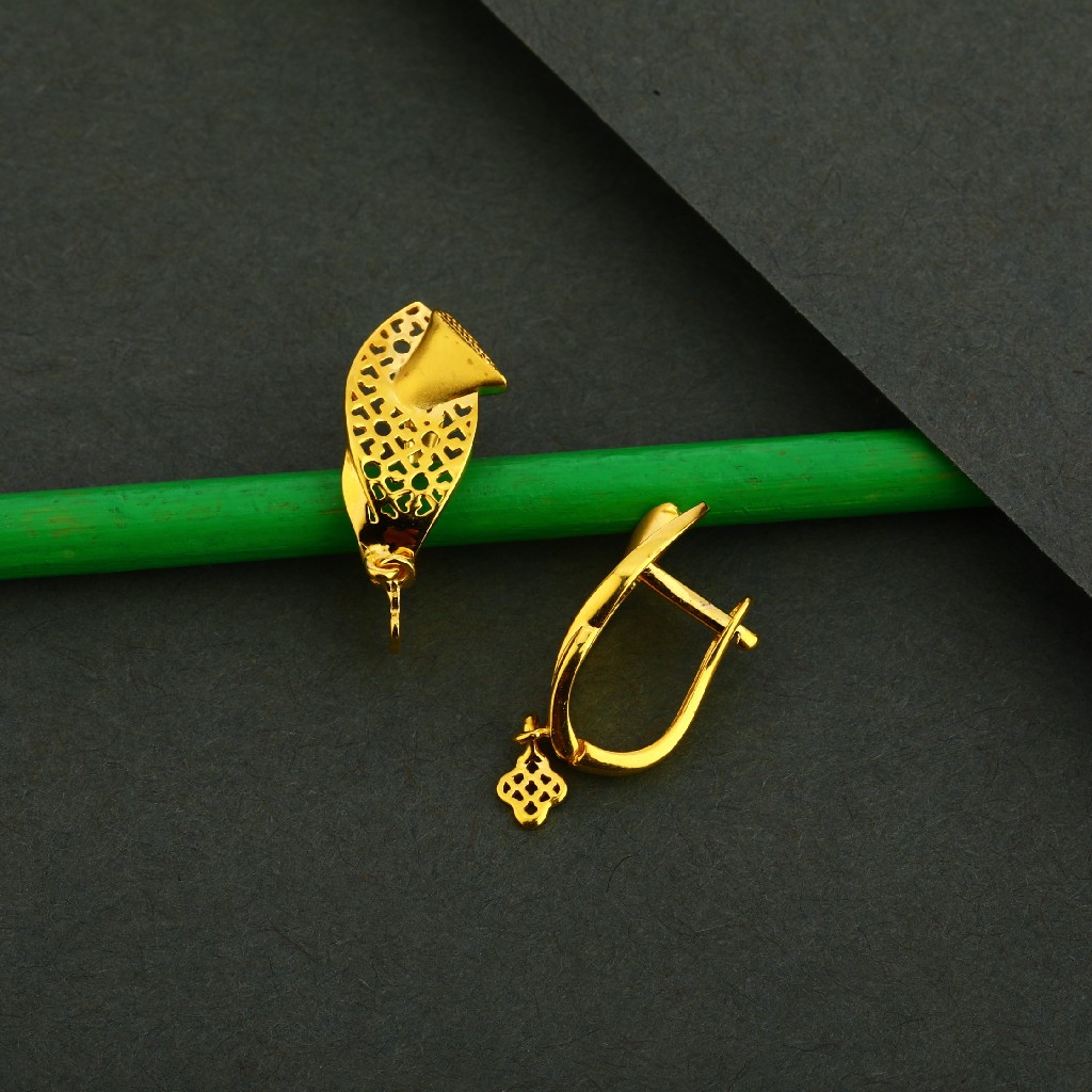 18KT Gold Ladies Plain Bali LFB43