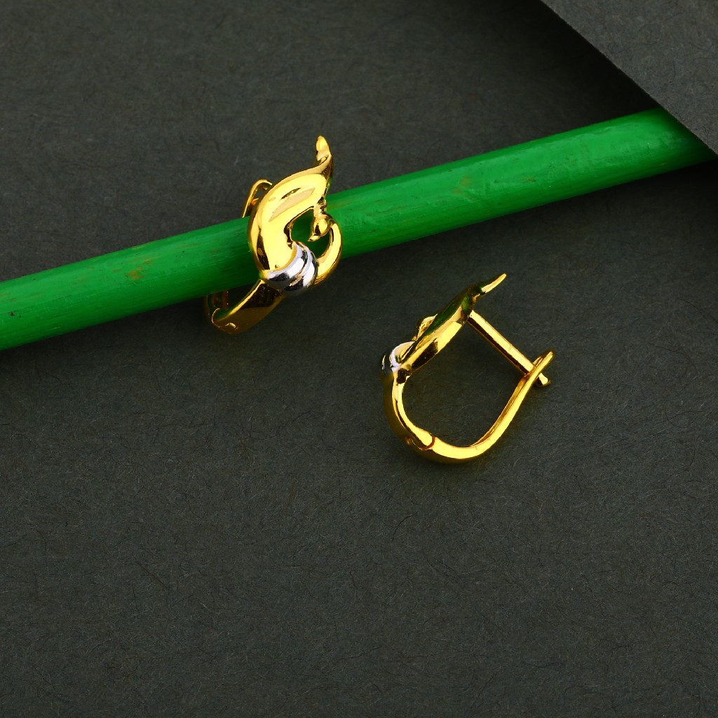 18KT Gold Exclusive Plain Bali LFB46